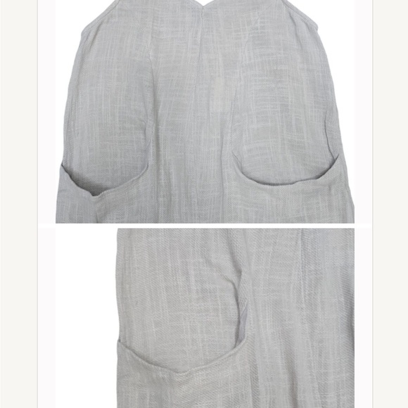 Free People Light Gray Sleeveless Jumpsuit - Picture 6 of 8